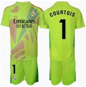 Real Madrid Thibaut Courtois #1 Keeper Replika Tredjedrakt Barn 2024-25 Kortermet (+ bukser)