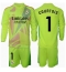 Real Madrid Thibaut Courtois #1 Keeper Replika Tredjedrakt Barn 2024-25 Langermet (+ bukser)