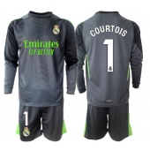 Real Madrid Thibaut Courtois #1 Keeper Replika Tredjedrakt Barn 2025-26 Langermet (+ bukser)