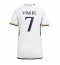 Real Madrid Vinicius Junior #7 Replika Hjemmedrakt Dame 2023-24 Kortermet