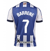 Real Sociedad Ander Barrenetxea #7 Replika Hjemmedrakt 2025-26 Kortermet