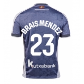Real Sociedad Brais Mendez #23 Replika Bortedrakt 2025-26 Kortermet
