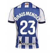 Real Sociedad Brais Mendez #23 Replika Hjemmedrakt 2025-26 Kortermet