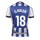 Real Sociedad Carlos Soler #18 Replika Hjemmedrakt 2025-26 Kortermet