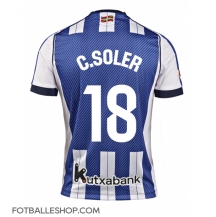Real Sociedad Carlos Soler #18 Replika Hjemmedrakt 2025-26 Kortermet