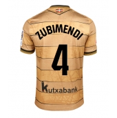 Real Sociedad Martin Zubimendi #4 Replika Bortedrakt 2024-25 Kortermet