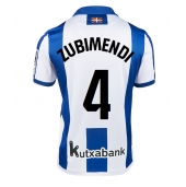 Real Sociedad Martin Zubimendi #4 Replika Hjemmedrakt 2024-25 Kortermet