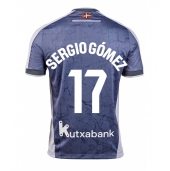 Real Sociedad Sergio Gomez #17 Replika Bortedrakt 2025-26 Kortermet