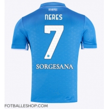 SSC Napoli David Neres #7 Replika Hjemmedrakt 2024-25 Kortermet