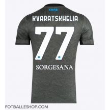 SSC Napoli Khvicha Kvaratskhelia #77 Replika Tredjedrakt 2024-25 Kortermet