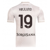 SSC Napoli Rasmus Hojlund #19 Replika Bortedrakt 2025-26 Kortermet
