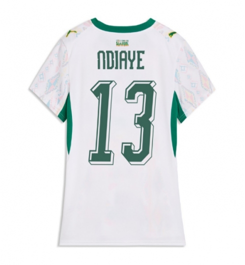 Senegal Iliman Ndiaye #13 Replika Hjemmedrakt Dame VM 2026 Kortermet Senegal Iliman Ndiaye #13 Replika Hjemmedrakt Dame VM 2026 Kortermet