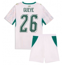 Senegal Pape Gueye #26 Replika Hjemmedrakt Barn VM 2026 Kortermet (+ bukser)