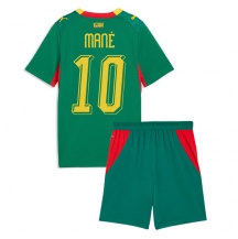 Senegal Sadio Mane #10 Replika Bortedrakt Barn VM 2026 Kortermet (+ bukser)