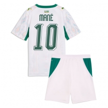 Senegal Sadio Mane #10 Replika Hjemmedrakt Barn VM 2026 Kortermet (+ bukser)