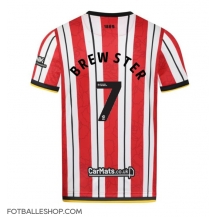 Sheffield United Rhian Brewster #7 Replika Hjemmedrakt 2024-25 Kortermet