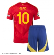 Spania Dani Olmo #10 Replika Hjemmedrakt Barn EM 2024 Kortermet (+ bukser)