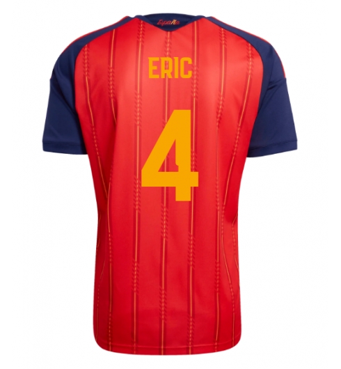 Spania Eric Garcia #4 Replika Hjemmedrakt VM 2026 Kortermet Spania Eric Garcia #4 Replika Hjemmedrakt VM 2026 Kortermet