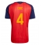 Spania Eric Garcia #4 Replika Hjemmedrakt VM 2026 Kortermet Spania Eric Garcia #4 Replika Hjemmedrakt VM 2026 Kortermet