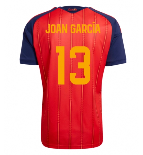 Spania Joan Garcia #13 Replika Hjemmedrakt VM 2026 Kortermet Spania Joan Garcia #13 Replika Hjemmedrakt VM 2026 Kortermet