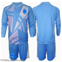 Spania Keeper Replika Hjemmedrakt Barn EM 2024 Langermet (+ bukser)