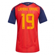 Spania Lamine Yamal #19 Replika Hjemmedrakt Dame VM 2026 Kortermet