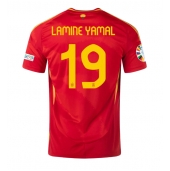 Spania Lamine Yamal #19 Replika Hjemmedrakt EM 2024 Kortermet
