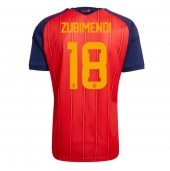 Spania Martin Zubimendi #18 Replika Hjemmedrakt VM 2026 Kortermet