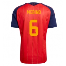 Spania Mikel Merino #6 Replika Hjemmedrakt VM 2026 Kortermet