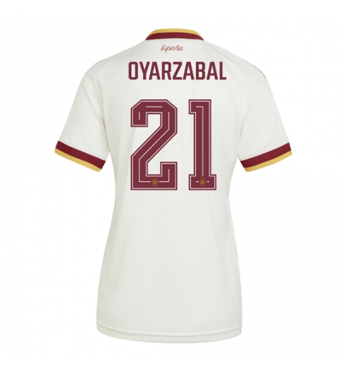 Spania Mikel Oyarzabal #21 Replika Bortedrakt Dame VM 2026 Kortermet Spania Mikel Oyarzabal #21 Replika Bortedrakt Dame VM 2026 Kortermet