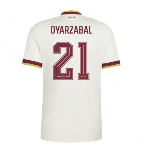 Spania Mikel Oyarzabal #21 Replika Bortedrakt VM 2026 Kortermet Spania Mikel Oyarzabal #21 Replika Bortedrakt VM 2026 Kortermet