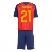 Spania Mikel Oyarzabal #21 Replika Hjemmedrakt Barn VM 2026 Kortermet (+ bukser)