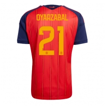 Spania Mikel Oyarzabal #21 Replika Hjemmedrakt VM 2026 Kortermet