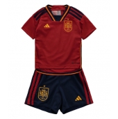 Spania Replika Hjemmedrakt Barn VM 2022 Kortermet (+ bukser)