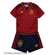 Spania Replika Hjemmedrakt Barn VM 2022 Kortermet (+ bukser)