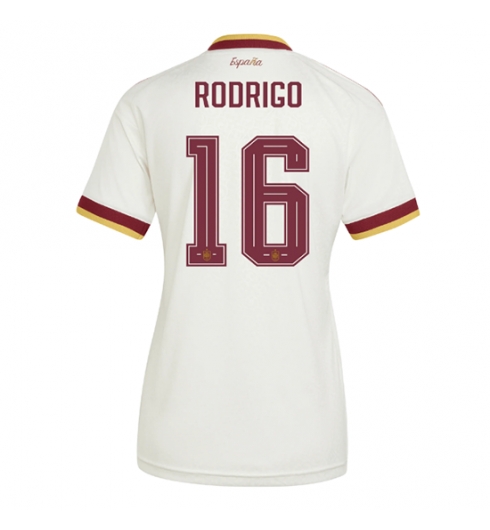 Spania Rodri Hernandez #16 Replika Bortedrakt Dame VM 2026 Kortermet Spania Rodri Hernandez #16 Replika Bortedrakt Dame VM 2026 Kortermet