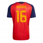 Spania Rodri Hernandez #16 Replika Hjemmedrakt VM 2026 Kortermet
