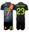 Spania Unai Simon #23 Keeper Replika Bortedrakt Barn EM 2024 Kortermet (+ bukser)