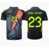 Spania Unai Simon #23 Keeper Replika Bortedrakt EM 2024 Kortermet