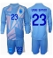 Spania Unai Simon #23 Keeper Replika Hjemmedrakt Barn EM 2024 Langermet (+ bukser)