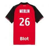 Stade Rennais Quentin Merlin #26 Replika Hjemmedrakt 2025-26 Kortermet