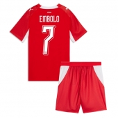Sveits Breel Embolo #7 Replika Hjemmedrakt Barn VM 2026 Kortermet (+ bukser)