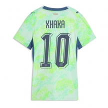 Sveits Granit Xhaka #10 Replika Bortedrakt Dame VM 2026 Kortermet