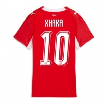 Sveits Granit Xhaka #10 Replika Hjemmedrakt Dame VM 2026 Kortermet
