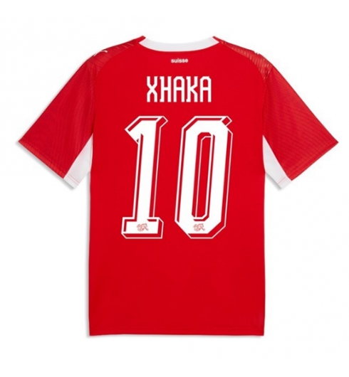 Sveits Granit Xhaka #10 Replika Hjemmedrakt VM 2026 Kortermet Sveits Granit Xhaka #10 Replika Hjemmedrakt VM 2026 Kortermet