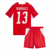 Sveits Ricardo Rodriguez #13 Replika Hjemmedrakt Barn VM 2026 Kortermet (+ bukser)