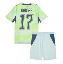 Sveits Ruben Vargas #17 Replika Bortedrakt Barn VM 2026 Kortermet (+ bukser)