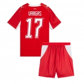 Sveits Ruben Vargas #17 Replika Hjemmedrakt Barn VM 2026 Kortermet (+ bukser)