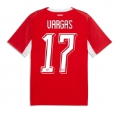 Sveits Ruben Vargas #17 Replika Hjemmedrakt VM 2026 Kortermet