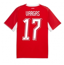 Sveits Ruben Vargas #17 Replika Hjemmedrakt VM 2026 Kortermet
